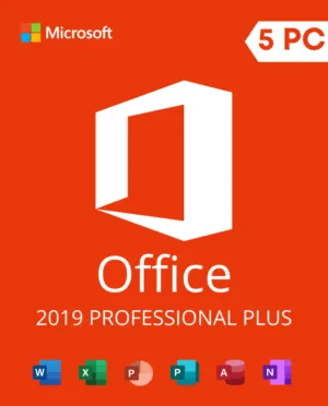 Office 2019 Professional Plus Original para Windows 10 Descarga Digital 5 Computadores CDKEY