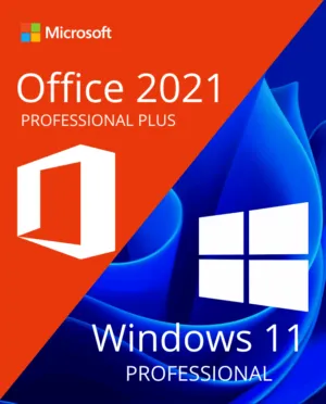 PAQUETE: Windows 11 Pro + Microsoft Office 2021 Professional Plus CDKEY