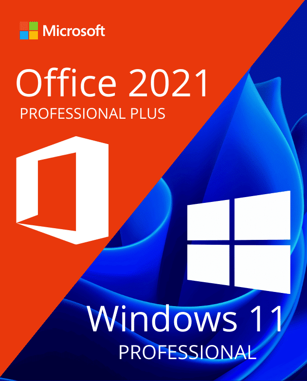 PAQUETE: Windows 11 Pro + Microsoft Office 2021 Professional Plus CDKEY